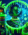Neon Green - Coloured Polypro Hoop