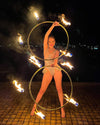 Taped Fire Hula Hoop