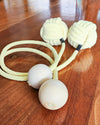 Fire Poi Set - Monkey Fist with Rope