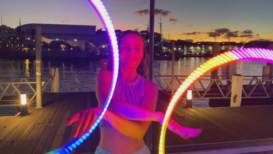 Rainbow LED Hula Hoop