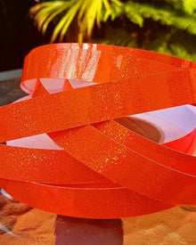  Hula Hoop Tape "Orange HoloGlitter"