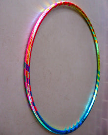  Reflective Hula Hoop "Somewhere Over The Rainbow" - Polypro/HDPE