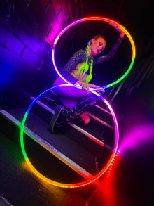  LED Hula Hoop "Rainbow"