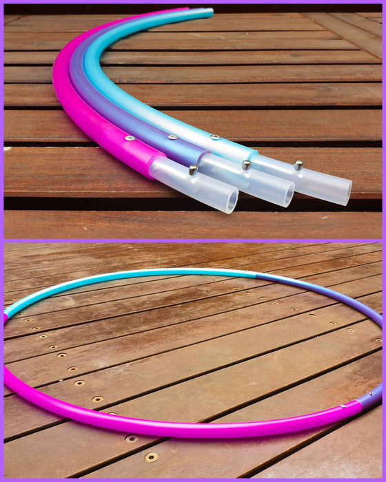 Travel Polypro Hula Hoop - THREE Sections (Design Your Own)
