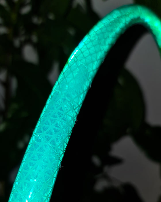 Reflective Teal Hula Hoop