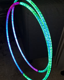  Reflective Hula Hoop - 2 Toned (Choose Your Colours)